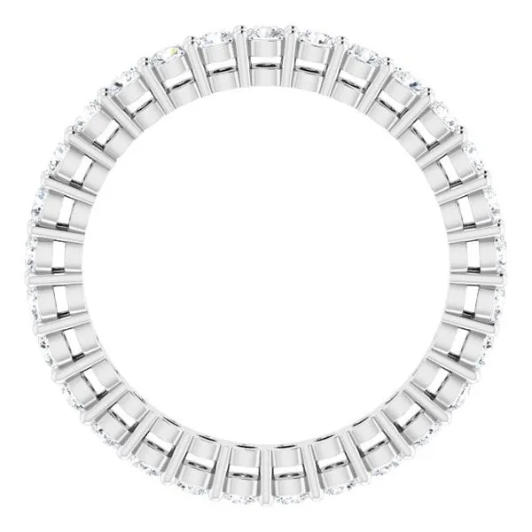Shared-Prong Eternity Band Image 2 L & L jewelers Scarborough, ME
