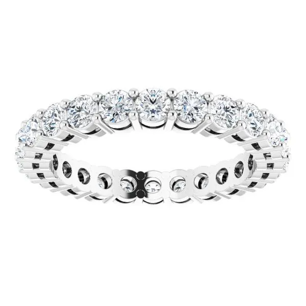 Shared-Prong Eternity Band Image 3 Gold'N Creations Gretna, LA