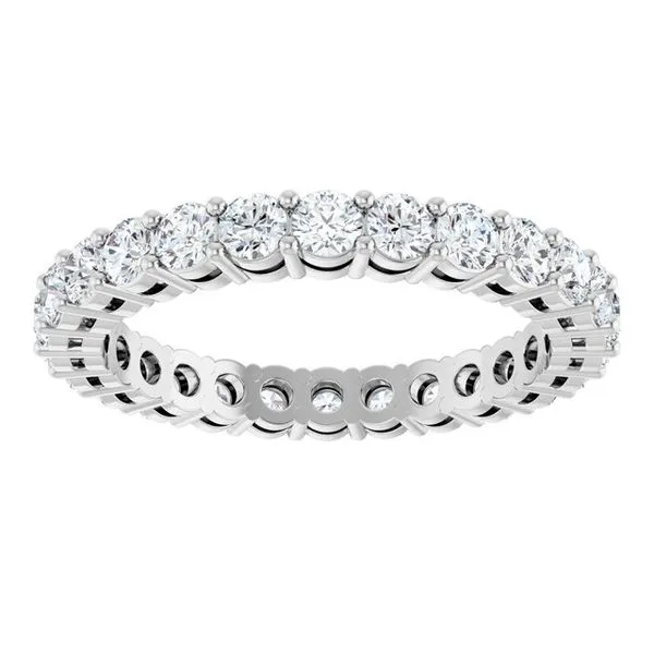 Shared-Prong Eternity Band Image 3 Gold'N Creations Gretna, LA