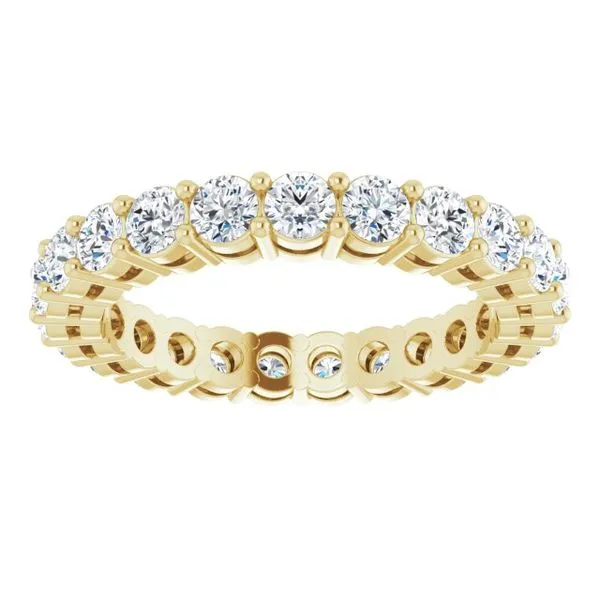 Shared-Prong Eternity Band Image 3 Gold'N Creations Gretna, LA