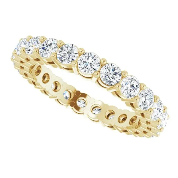 Shared-Prong Eternity Band Image 5 Gold'N Creations Gretna, LA