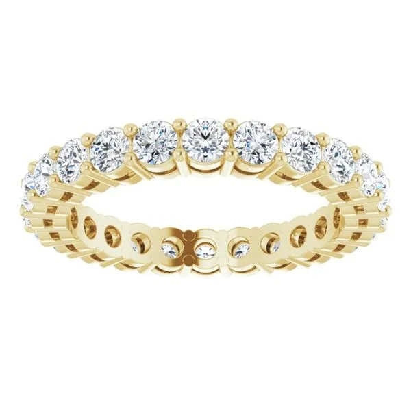 Shared-Prong Eternity Band Image 3 Gold'N Creations Gretna, LA