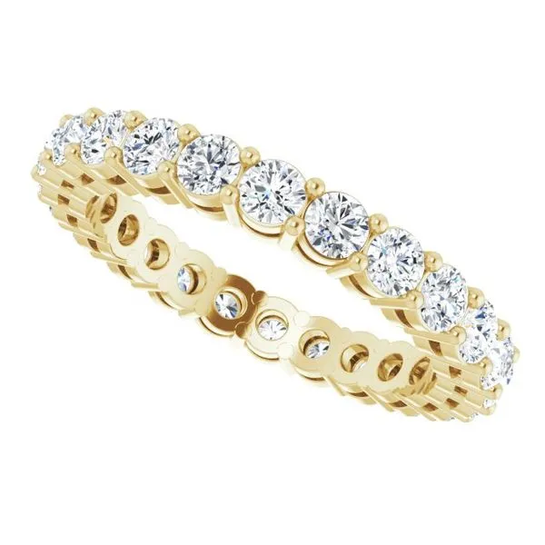 Shared-Prong Eternity Band Image 5 Gold'N Creations Gretna, LA