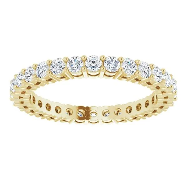 Shared-Prong Eternity Band Image 3 Gold'N Creations Gretna, LA