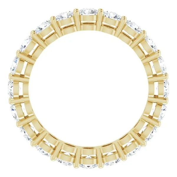 Shared-Prong Eternity Band Image 2 Gold'N Creations Gretna, LA