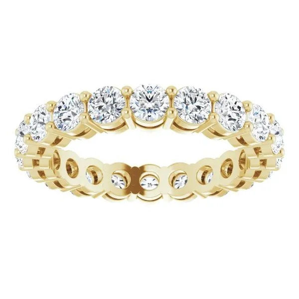 Shared-Prong Eternity Band Image 3 Gold'N Creations Gretna, LA