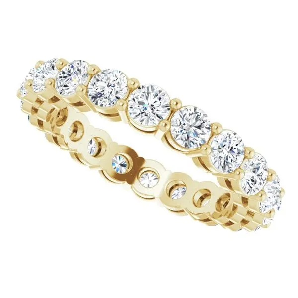 Shared-Prong Eternity Band Image 5 Gold'N Creations Gretna, LA