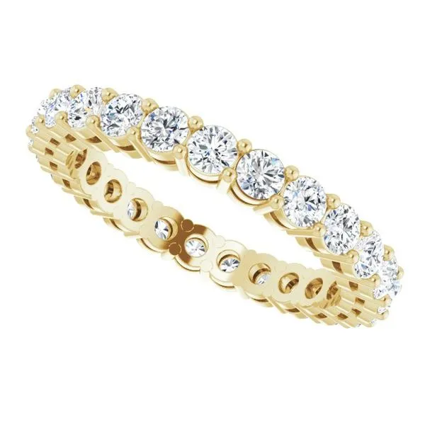 Shared-Prong Eternity Band Image 5 Gold'N Creations Gretna, LA