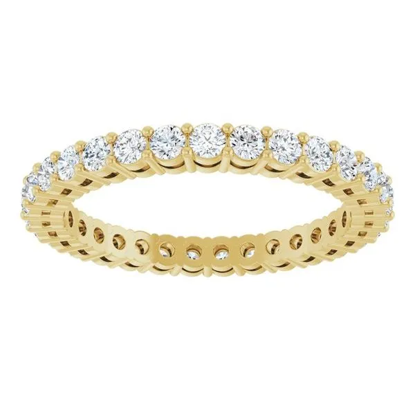 Shared-Prong Eternity Band Image 3 Mead Jewelers Enid, OK
