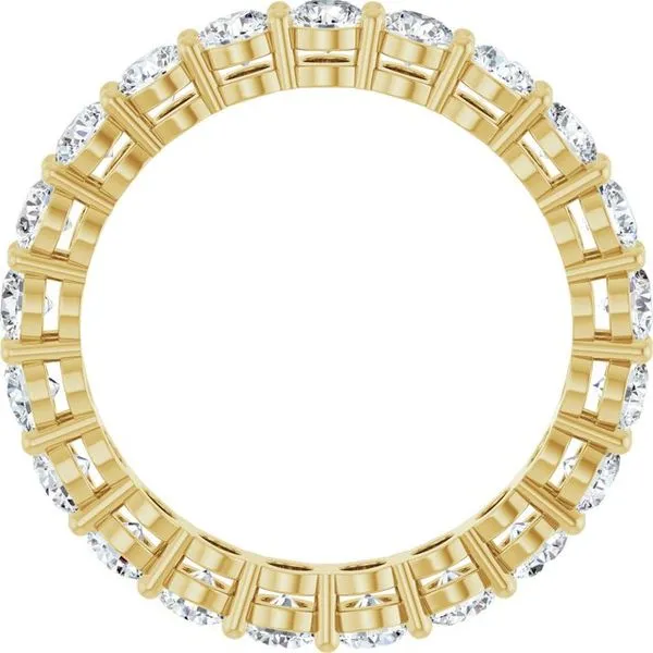 Shared-Prong Eternity Band Image 2 Mead Jewelers Enid, OK