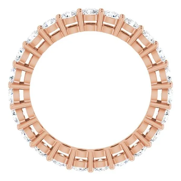 Shared-Prong Eternity Band Image 2 Gold'N Creations Gretna, LA