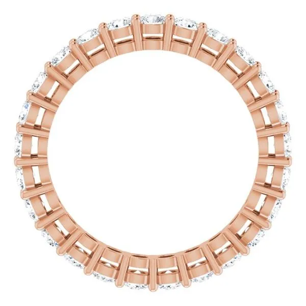 Shared-Prong Eternity Band Image 2 Gold'N Creations Gretna, LA