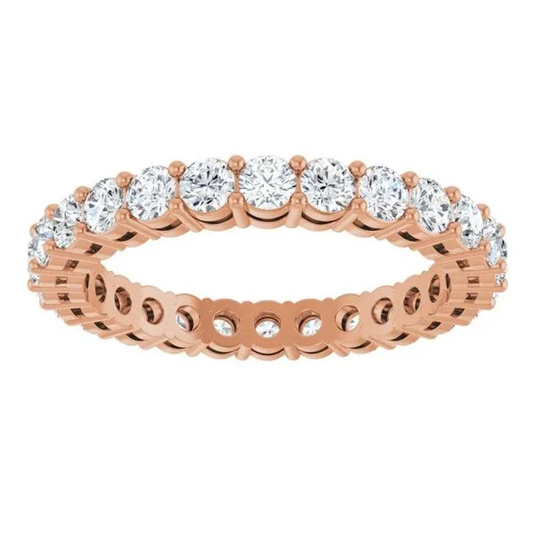 Shared-Prong Eternity Band Image 3 Gold'N Creations Gretna, LA