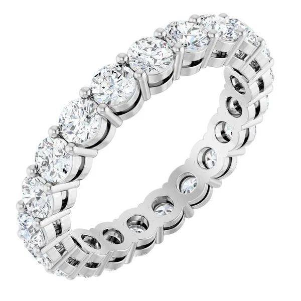 Shared-Prong Eternity Band L & L jewelers Scarborough, ME