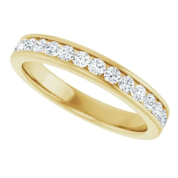 Channel-Set Anniversary Band Image 5 Quantum Qarat  Phoenix, AZ