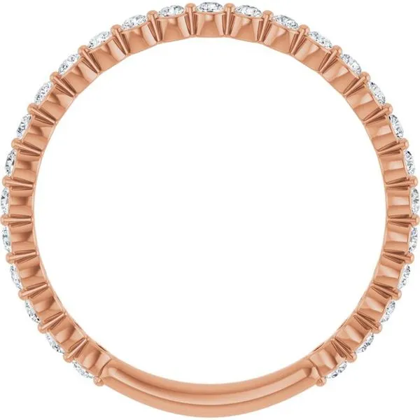 Shared-Prong Anniversary Band Image 2 Gold'N Creations Gretna, LA