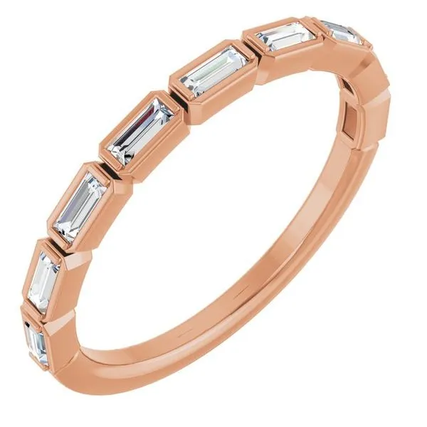 Bezel-Set Anniversary Band Mead Jewelers Enid, OK