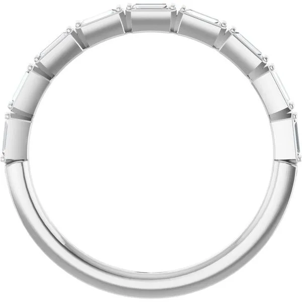 Bezel-Set Anniversary Band Image 2 Mead Jewelers Enid, OK