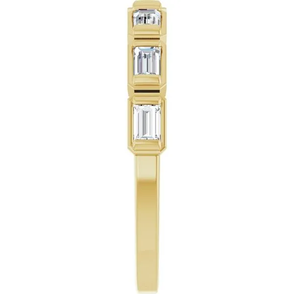 Bezel-Set Anniversary Band Image 4 Gold'N Creations Gretna, LA