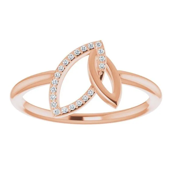 Double Leaf Ring Image 3 Hopman Jewelers Elkhart, IN