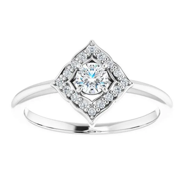 Halo-Style Ring Image 3 Rasmussen Jewelers Spanish Fork, UT