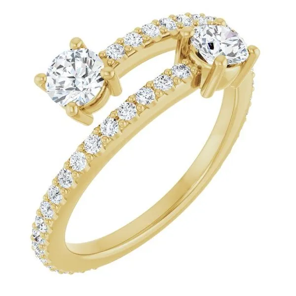 Two-Stone Bypass Ring Scirto's Jewelry Lockport, NY