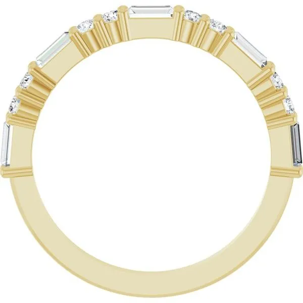 Multi-Shape Anniversary Band Image 2 Gold'N Creations Gretna, LA