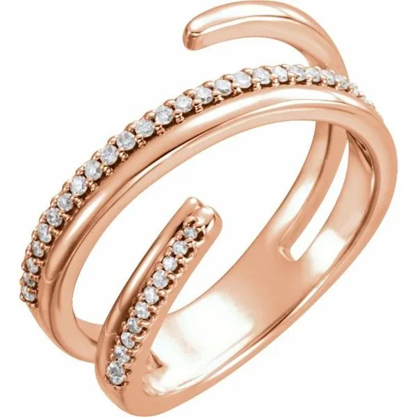 Negative Space Ring Hopman Jewelers Elkhart, IN