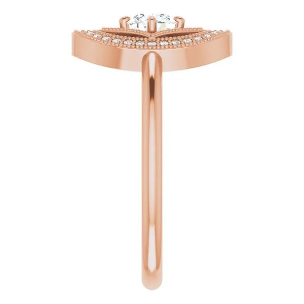 Halo-Style Ring Image 4 Hopman Jewelers Elkhart, IN