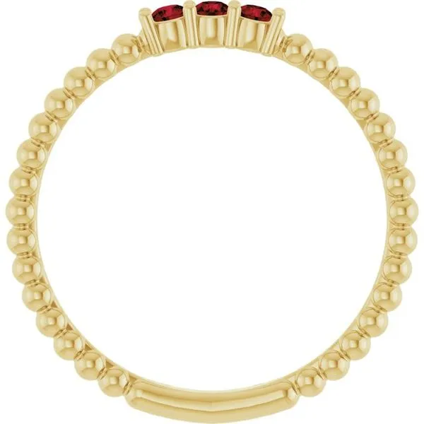 Beaded Ring Image 2 Cherry Street Jewelers Tulsa, OK