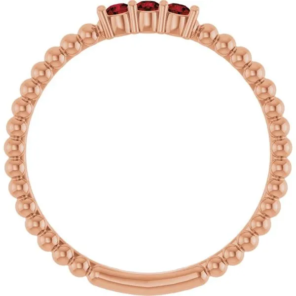 Beaded Ring Image 2 Hopman Jewelers Elkhart, IN