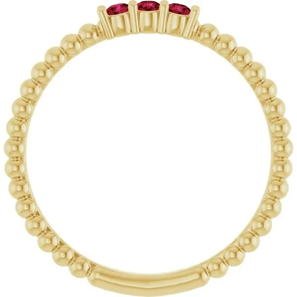 Beaded Ring Image 2 Hopman Jewelers Elkhart, IN