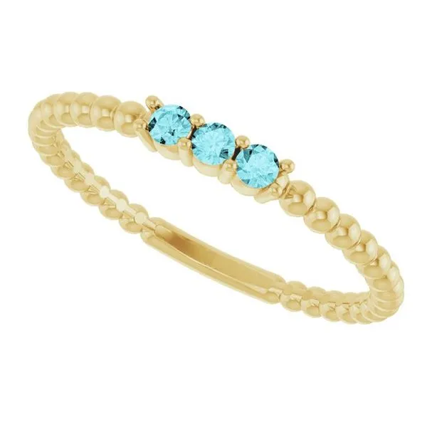 Beaded Ring Image 5 J. Meredith Jewelers Delafield, WI