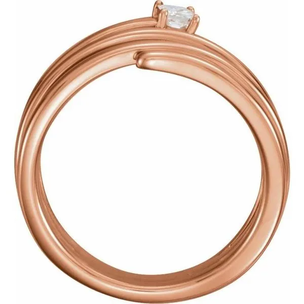 Accented Spiral Ring Image 2 Hopman Jewelers Elkhart, IN