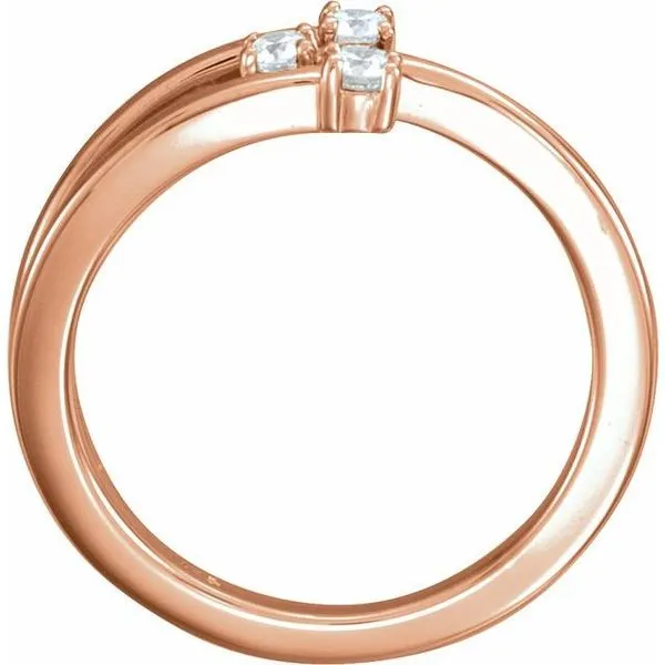 Three-Stone Bypass Ring Image 2 Rasmussen Jewelers Spanish Fork, UT