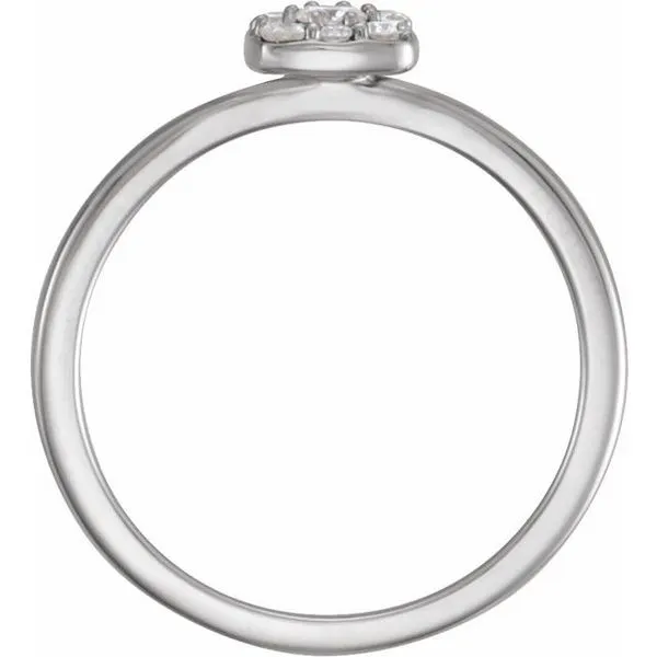 Stackable Cluster Ring Image 2 Hopman Jewelers Elkhart, IN