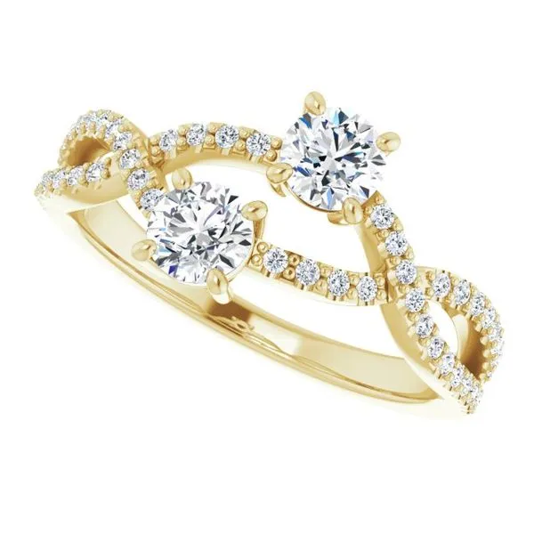 Two-Stone Ring Image 5 Hopman Jewelers Elkhart, IN