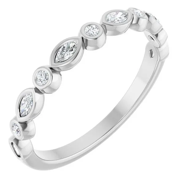 Multi-Shape Bezel-Set Anniversary Band Your Jewelry Box Altoona, PA