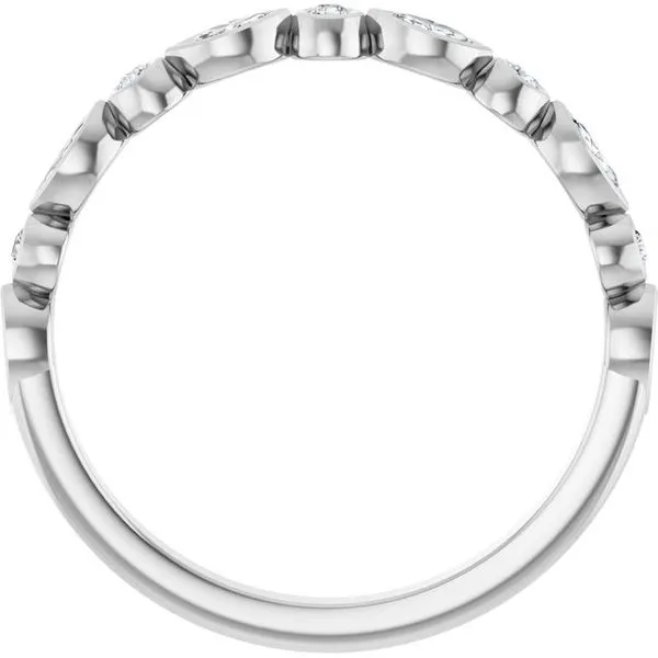 Multi-Shape Bezel-Set Anniversary Band Image 2 Your Jewelry Box Altoona, PA
