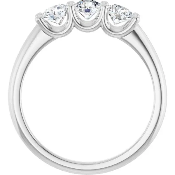 Three-Stone Anniversary Band Image 2 Grayson & Co. Jewelers Iron Mountain, MI