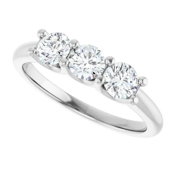 Three-Stone Anniversary Band Image 5 Grayson & Co. Jewelers Iron Mountain, MI