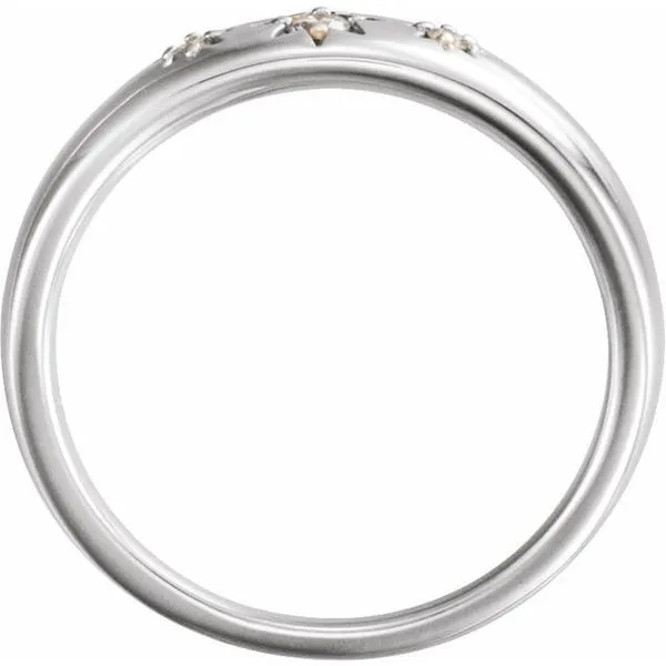 Accented Star Ring Image 2 Delfine's Jewelry Charleston, WV