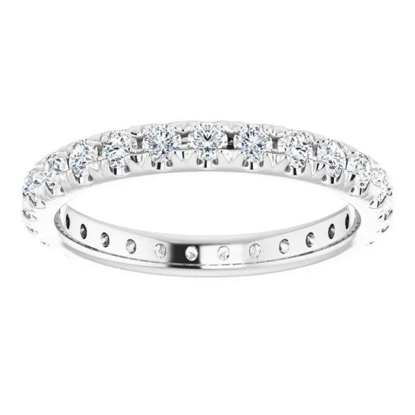 French-Set Eternity Band Image 3 Quantum Qarat  Phoenix, AZ