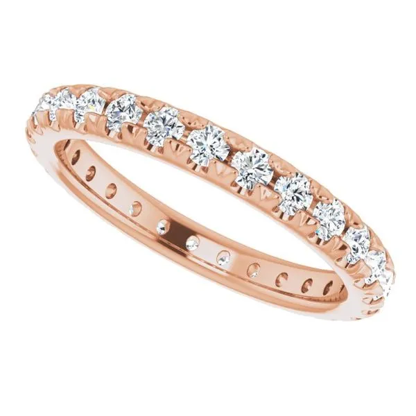 French-Set Eternity Band Image 5 Allain's Jewelry New Iberia, LA