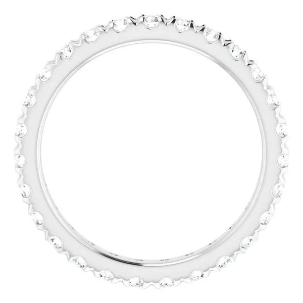 French-Set Eternity Band Image 2 Allain's Jewelry New Iberia, LA