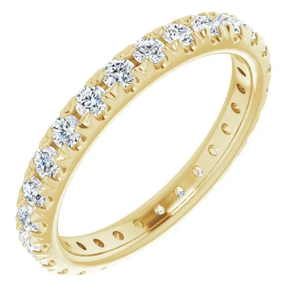 French-Set Eternity Band L & L jewelers Scarborough, ME