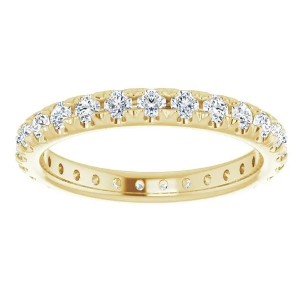 French-Set Eternity Band Image 3 Allain's Jewelry New Iberia, LA