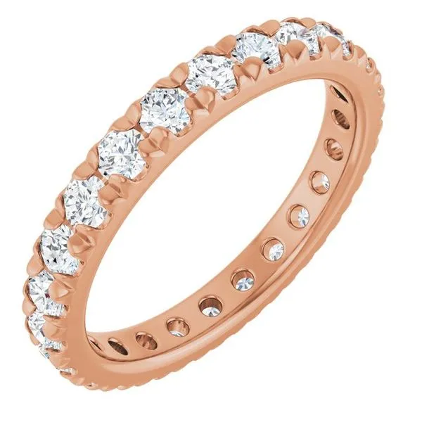 French-Set Eternity Band L & L jewelers Scarborough, ME