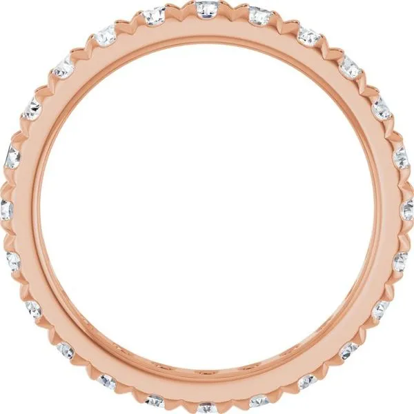 French-Set Eternity Band Image 2 Grayson & Co. Jewelers Iron Mountain, MI