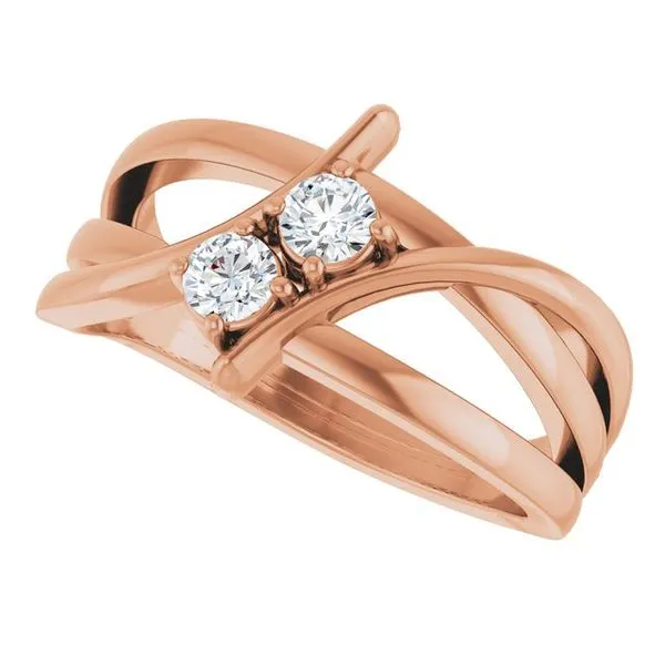 Two-Stone Ring Image 5 Hopman Jewelers Elkhart, IN